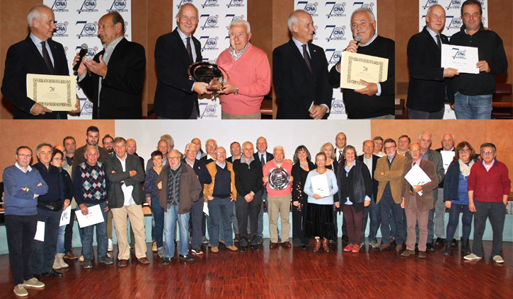 70 anni Cna: artigiani premiati in Auditorium ChiantiBanca