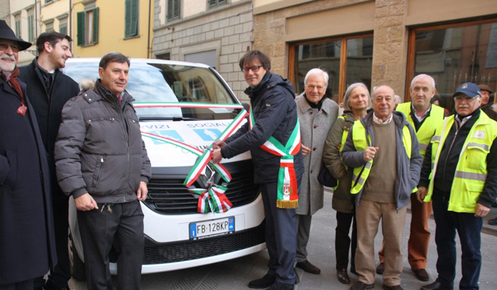 Auser San Casciano: inaugurato un nuovo mezzo