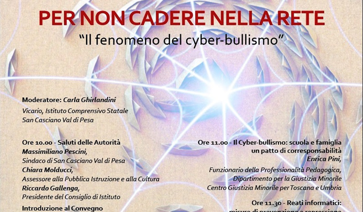 Cyber bullismo: se ne parla sabato 12 marzo in Auditorium