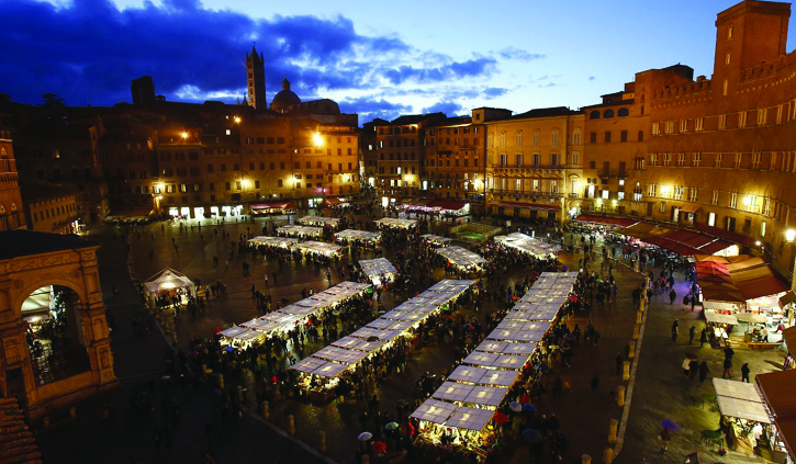 A Siena torna in scena il Mercato nel Campo: anche grazie a ChiantiBanca
