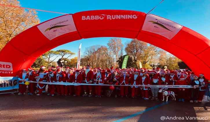Con la “Babbo Running” per ChiantiBanca è già Natale